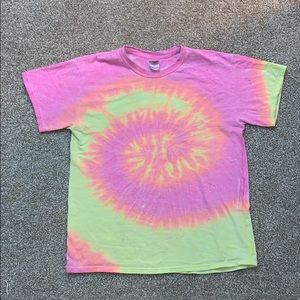 Tie-dyed shirt